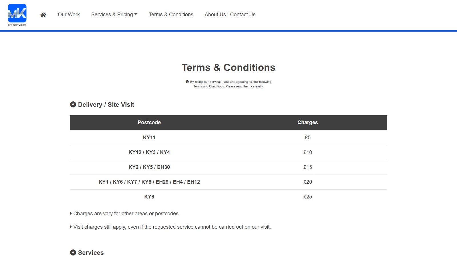 IT Services & Enquiry Website screenshot 13