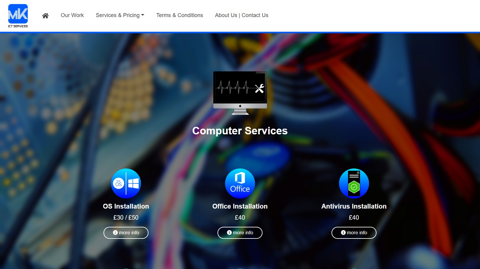 IT Services & Enquiry Website screenshot 7