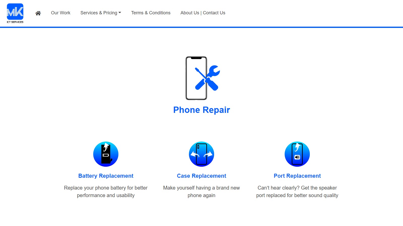 IT Services & Enquiry Website screenshot 9