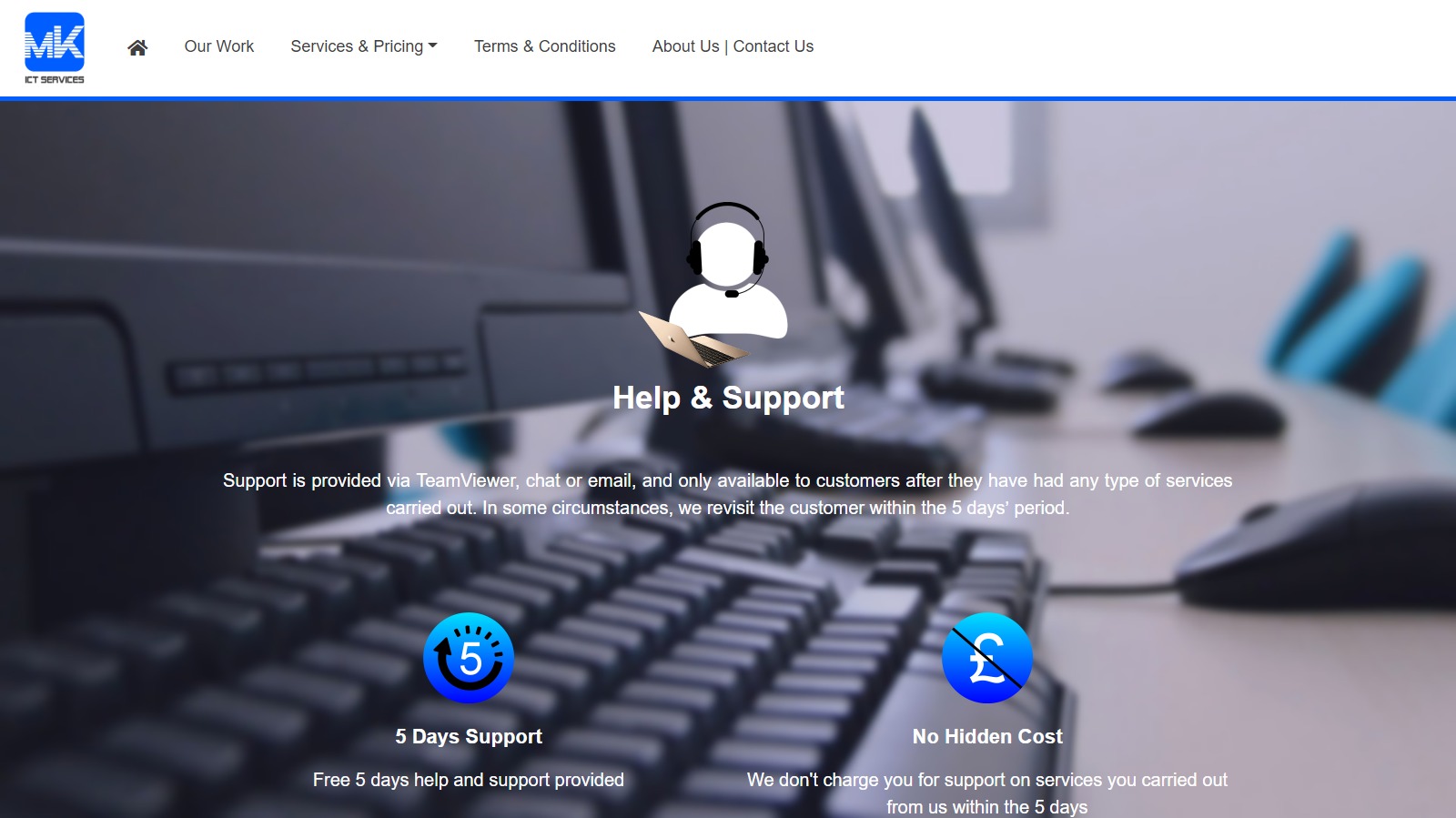 IT Services & Enquiry Website screenshot 12